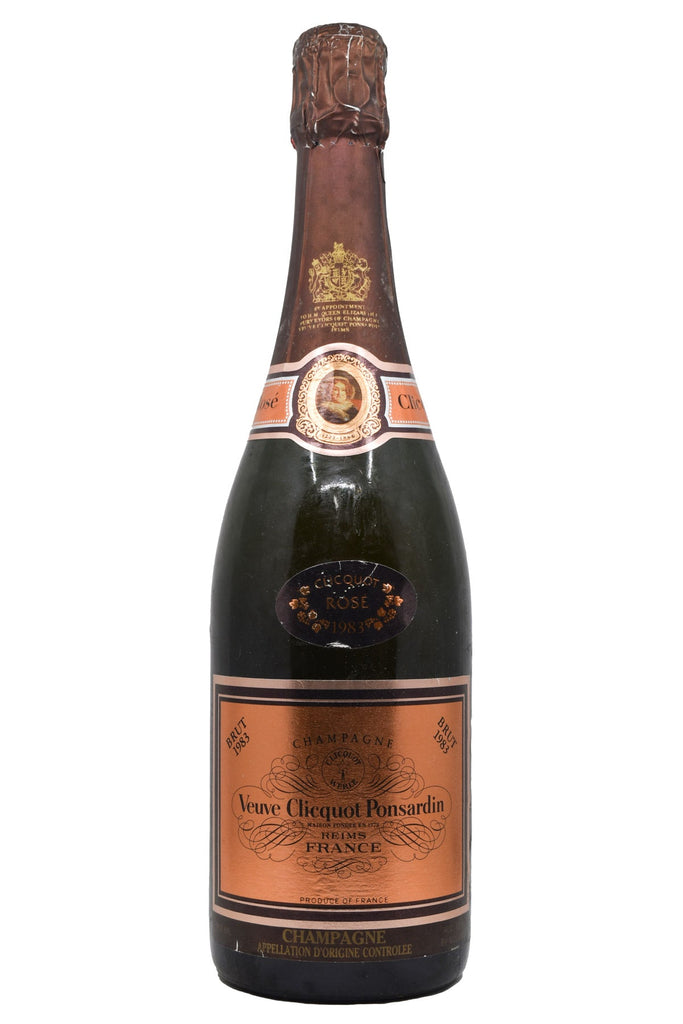 Bottle of Veuve Clicquot Champagne Brut Rose 1981-Sparkling Wine-Flatiron SF