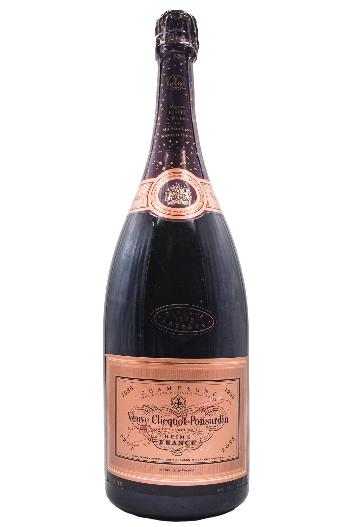 Veuve Clicquot Champagne Rose Reserve Brut 1985 (1.5L)  Flatiron SF