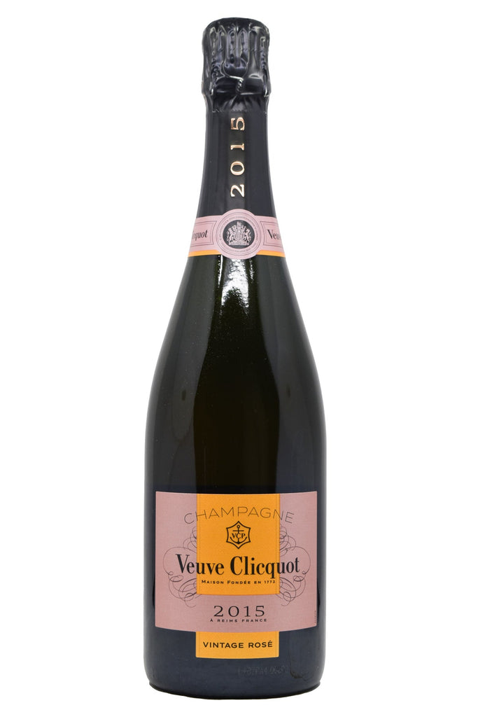 Bottle of Veuve Clicquot Champagne Vintage Rose 2015-Sparkling Wine-Flatiron SF