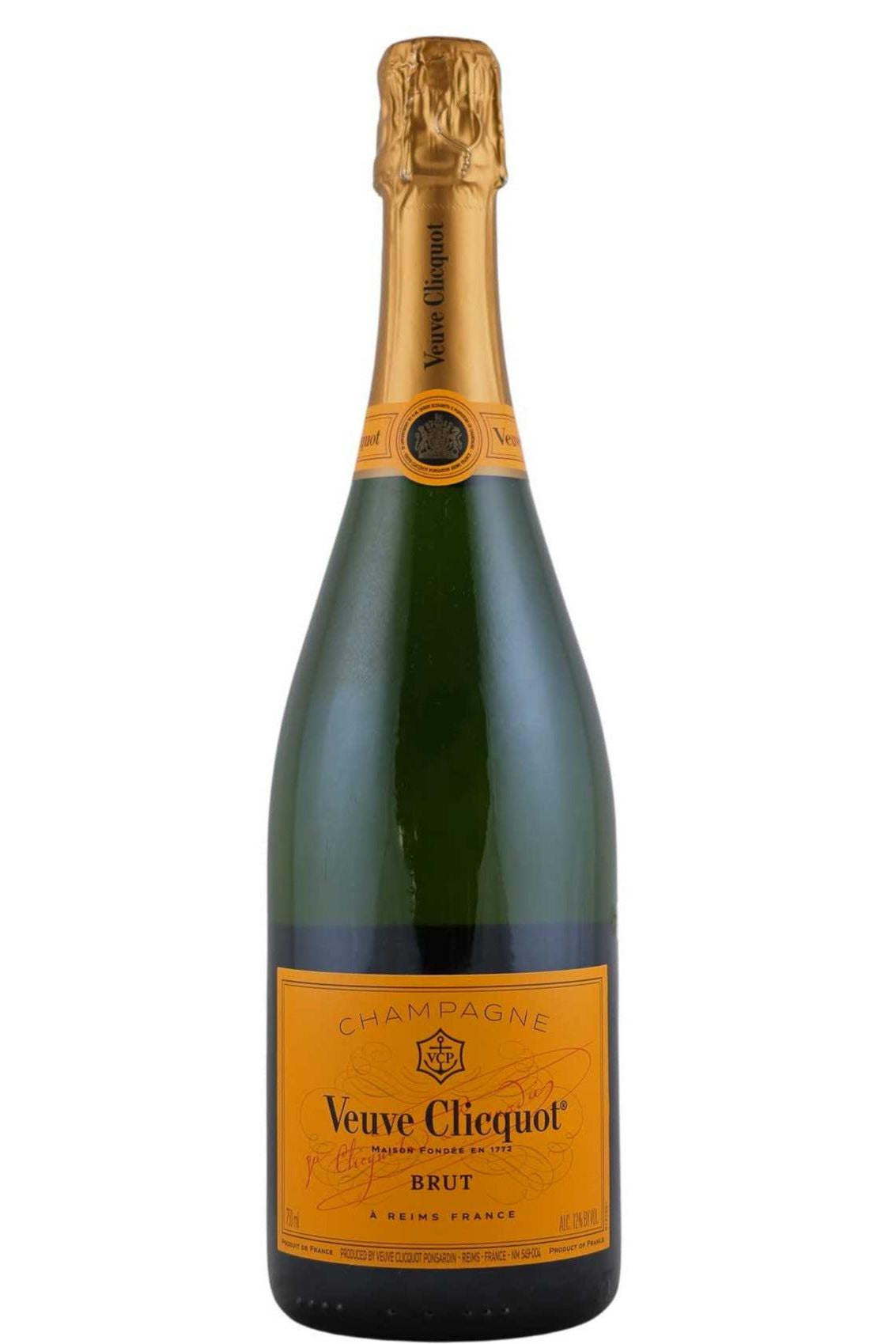 Bottle of Veuve Clicquot Champagne Yellow Label Brut NV-Sparkling Wine-Flatiron SF