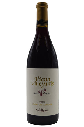 Bottle of Viano Vineyards Contra Costa Co. Estate Valdiguie 2019-Red Wine-Flatiron SF