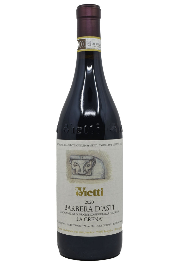 Bottle of Vietti Barbera d'Asti La Crena 2020-Red Wine-Flatiron SF