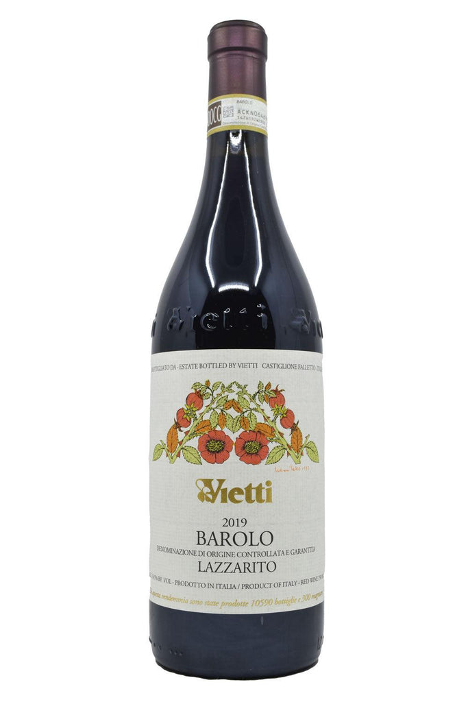 Bottle of Vietti Barolo Lazzarito 2019-Red Wine-Flatiron SF