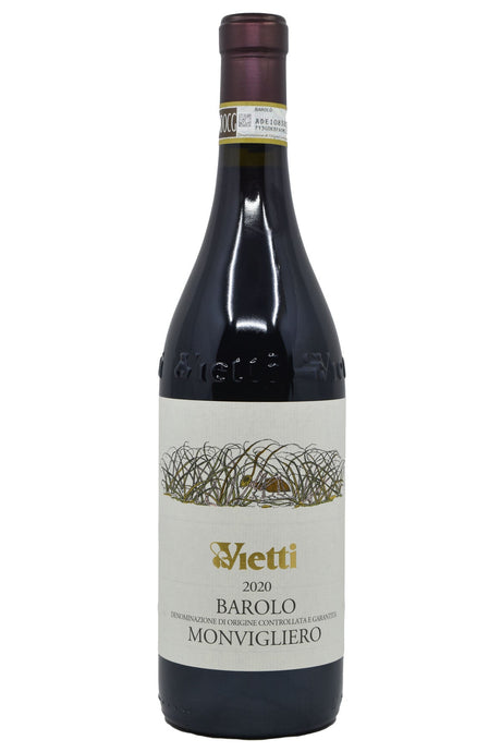Bottle of Vietti Barolo Monvigliero 2020-Red Wine-Flatiron SF