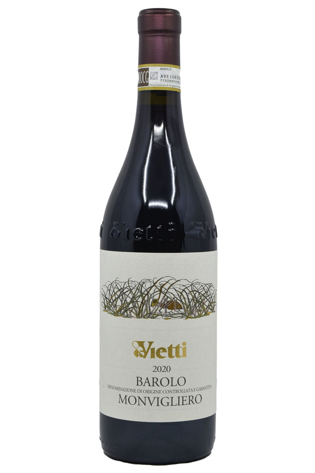 Bottle of Vietti Barolo Monvigliero 2020-Red Wine-Flatiron SF