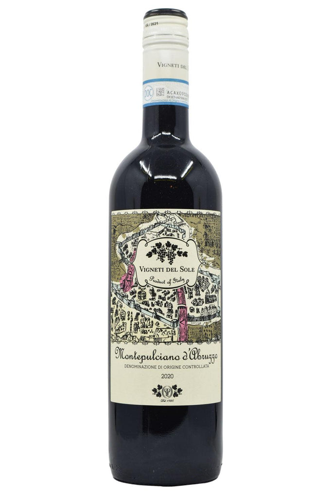 Bottle of Vigneti del Sole Montepulciano d'Abruzzo 2020-Red Wine-Flatiron SF