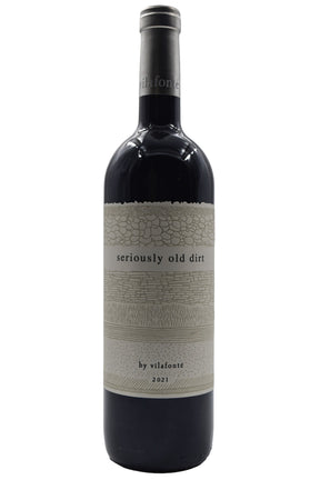 Bottle of Vilafonte Seriously Old Dirt Red Blend 2021-Red Wine-Flatiron SF