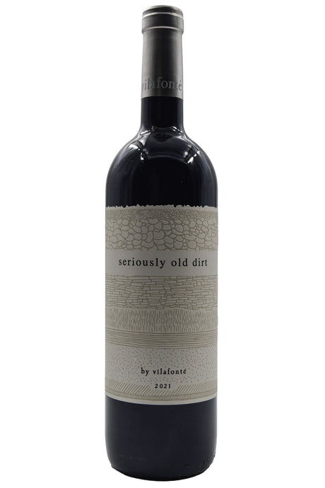 Bottle of Vilafonte Seriously Old Dirt Red Blend 2021-Red Wine-Flatiron SF