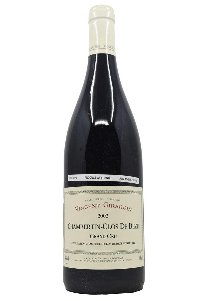 Bottle of Vincent Girardin Chambertin Clos de Beze 2002-Red Wine-Flatiron SF