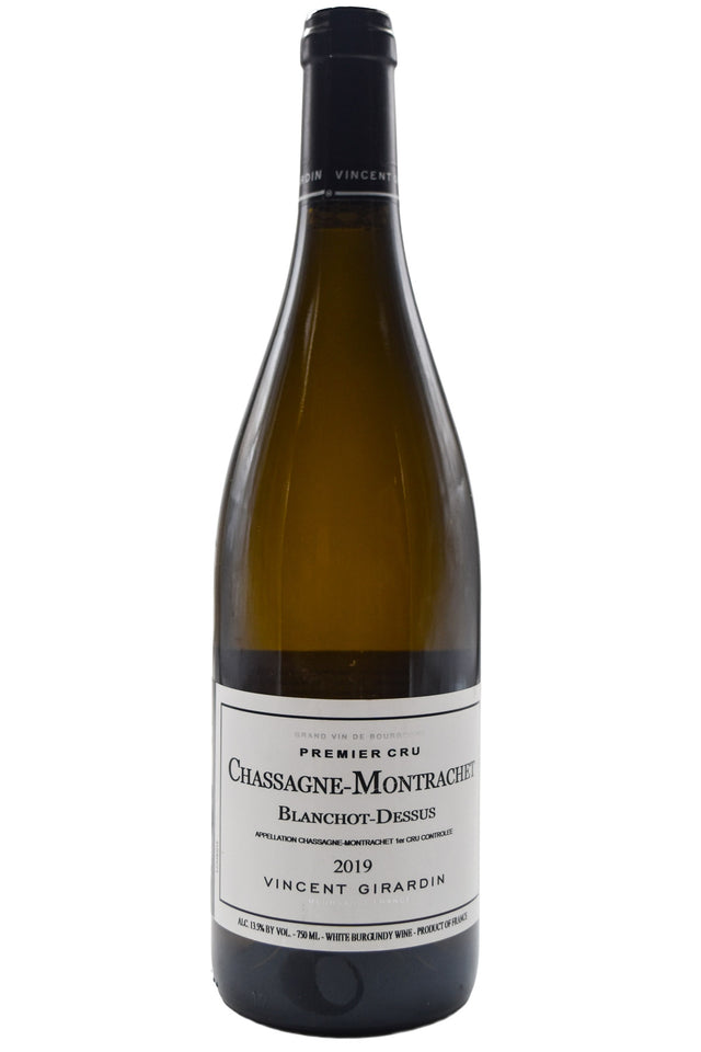 Bottle of Vincent Girardin Chassagne Montrachet Blanchots-Dessus 1er Cru 2019 [NET]-White Wine-Flatiron SF