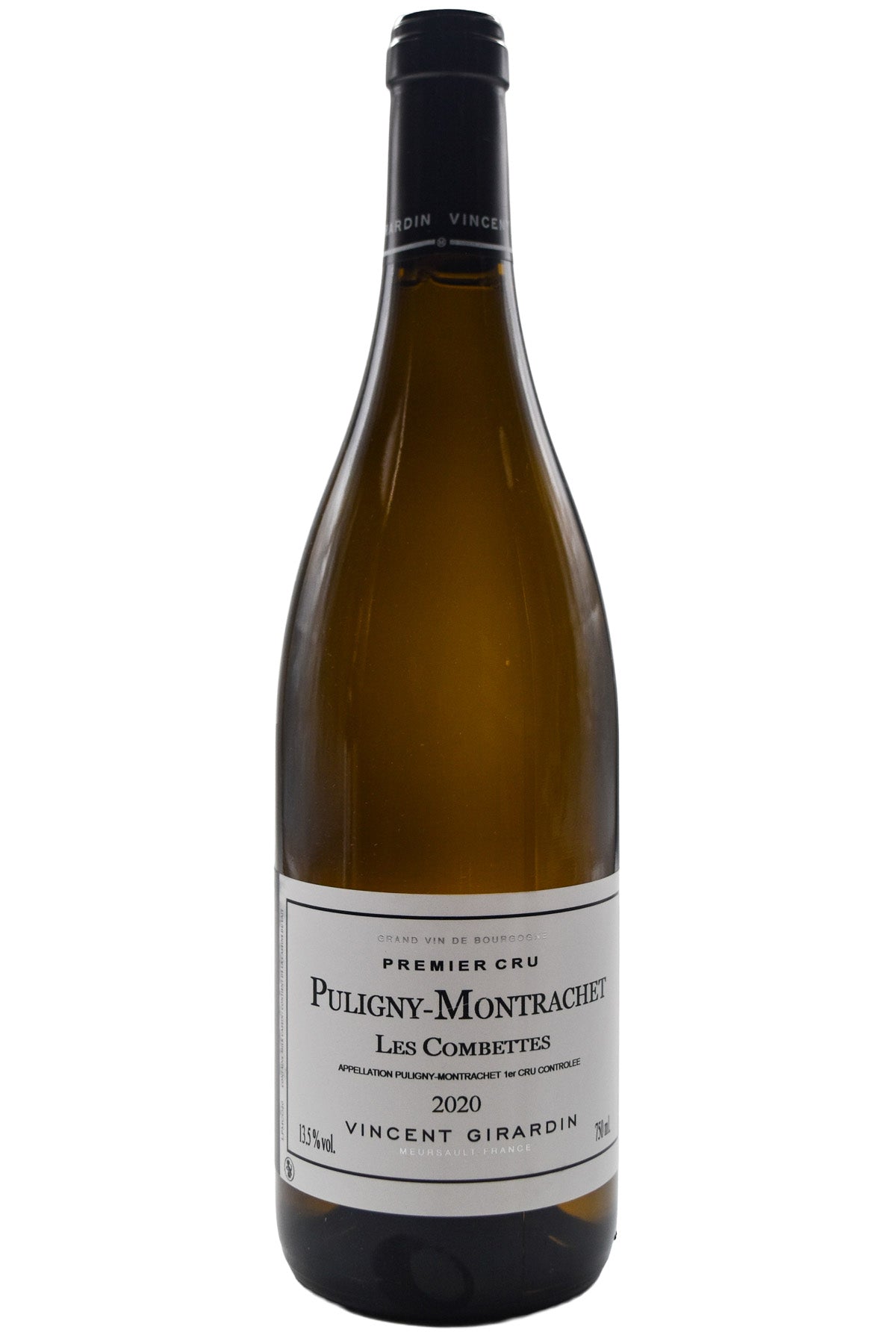 Bottle of Vincent Girardin Puligny Montrachet Les Combettes 1er Cru 2020 [NET]-White Wine-Flatiron SF