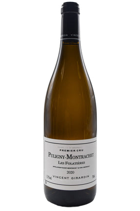 Bottle of Vincent Girardin Puligny Montrachet Les Folatieres 1er Cru 2020 [NET]-White Wine-Flatiron SF