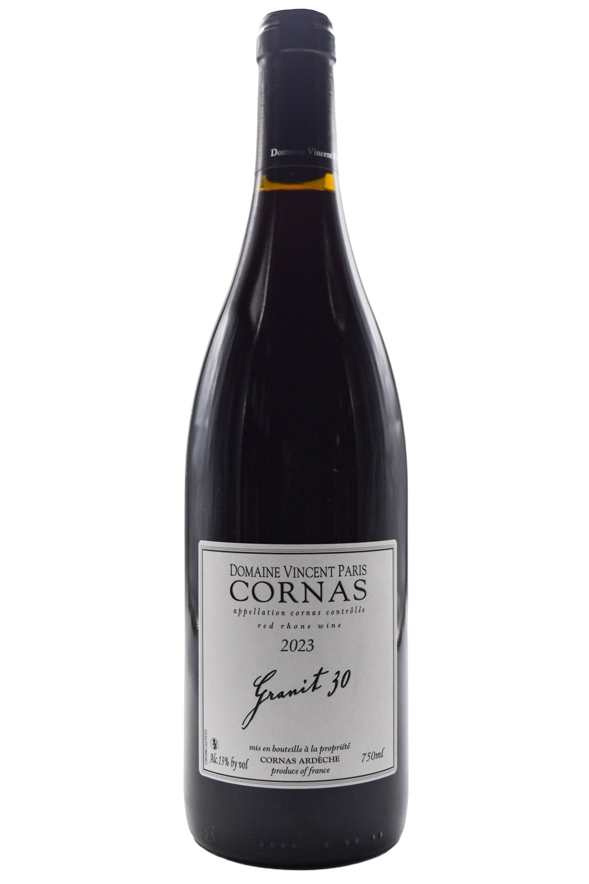 Bottle of Vincent Paris Cornas Granit 30 2023-Red Wine-Flatiron SF