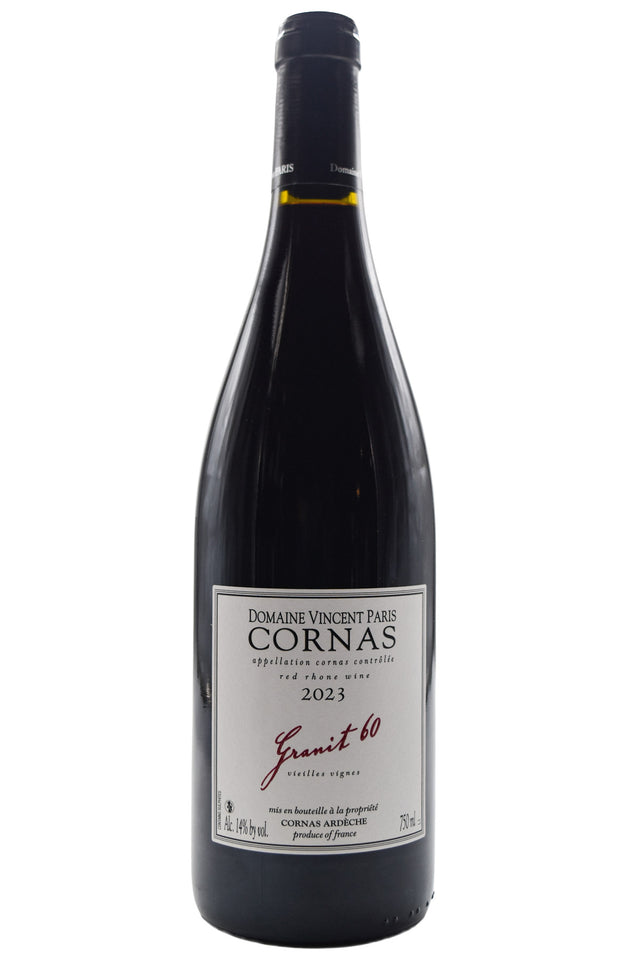 Bottle of Vincent Paris Cornas Granit 60 2023-Red Wine-Flatiron SF