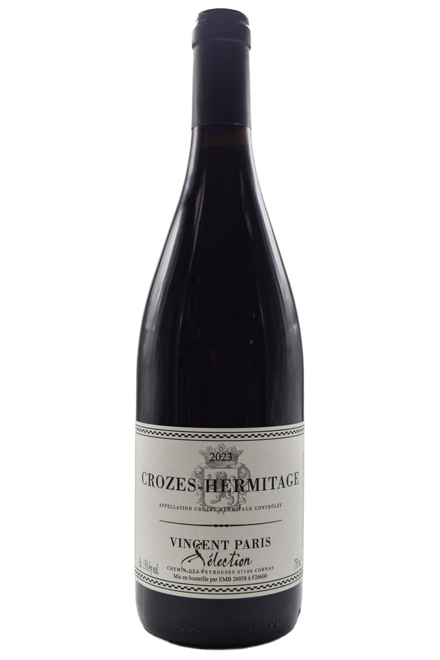 Bottle of Vincent Paris Crozes Hermitage 2023-Red Wine-Flatiron SF