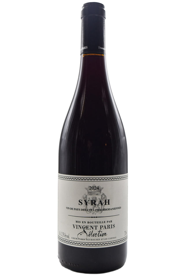 Bottle of Vincent Paris VdP Collines Rhodaniennes Syrah 2024-Red Wine-Flatiron SF