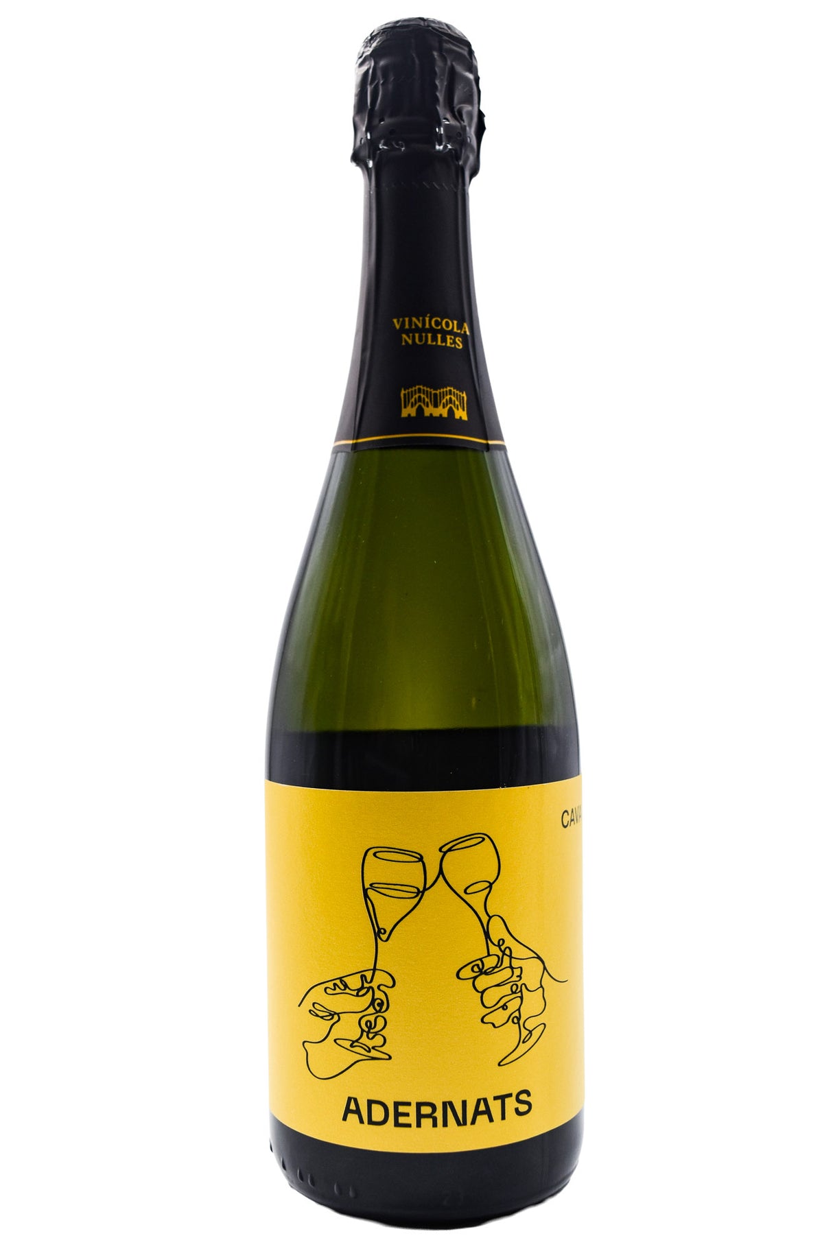Bottle of Vinicola Nulles Cava Brut Nature Adernats NV-Sparkling Wine-Flatiron SF