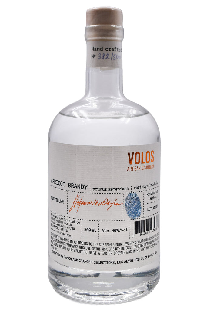 Bottle of Volos Natura Apricot Brandy (500ml)-Spirits-Flatiron SF