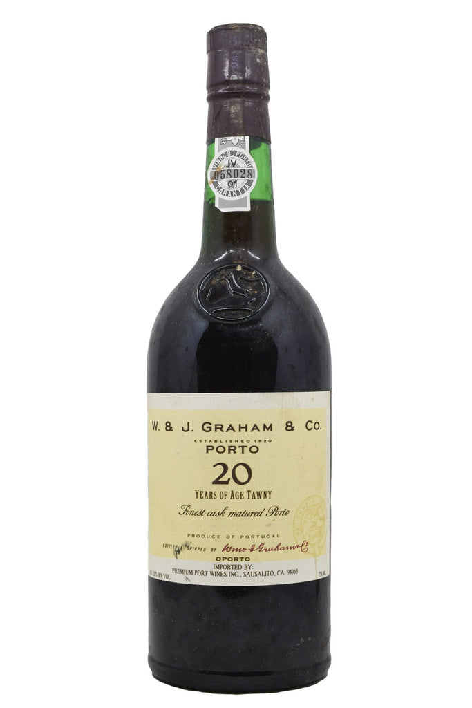 Bottle of W&J Graham & Co. 20 Year Tawny Port-Fortified Wine-Flatiron SF