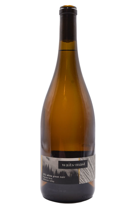 Bottle of Waits-Mast Anderson Valley White Pinot Noir Filigreen Farm 2022-White Wine-Flatiron SF