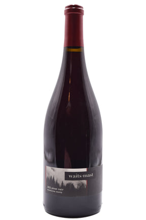 Bottle of Waits-Mast Mendocino County Pinot Noir 2022-Red Wine-Flatiron SF