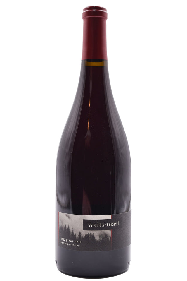 Bottle of Waits-Mast Mendocino County Pinot Noir 2022-Red Wine-Flatiron SF