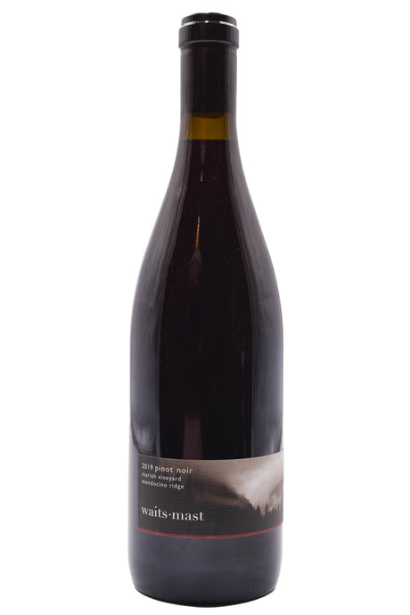 Bottle of Waits-Mast Pinot Noir Mariah Vineyard 2019-Red Wine-Flatiron SF