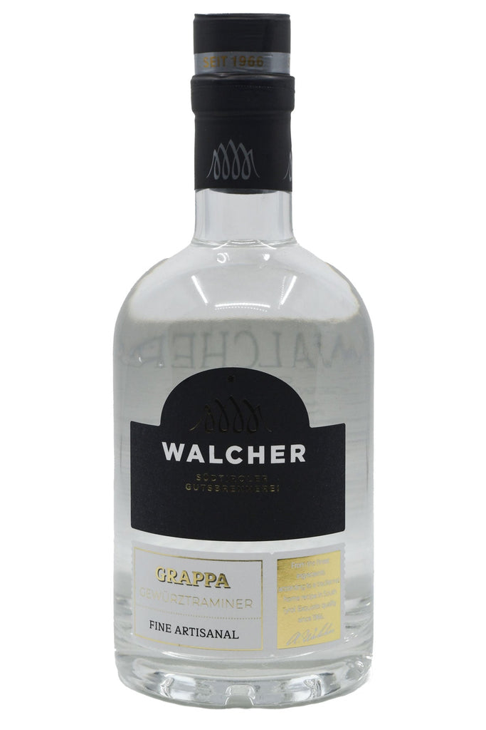 Bottle of Walcher Gewurztraminer Grappa-Spirits-Flatiron SF