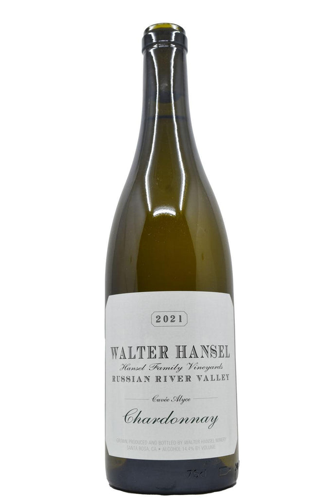 Bottle of Walter Hansel Russian River Valley Chardonnay Cuvee Alyce 2021-White Wine-Flatiron SF