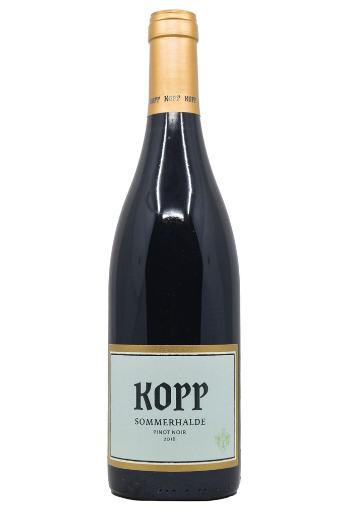 Bottle of Weingut Kopp Sommerhalde Pinot Noir 2016-Red Wine-Flatiron SF