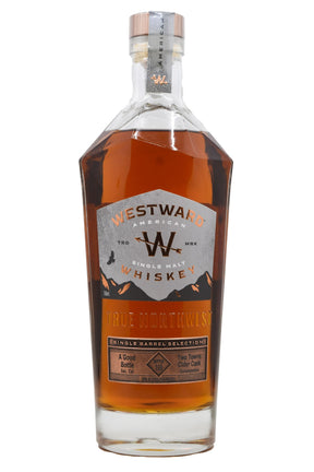 Bottle of Westward American Single Malt Single Barrel Selection Whiskey-Spirits-Flatiron SF
