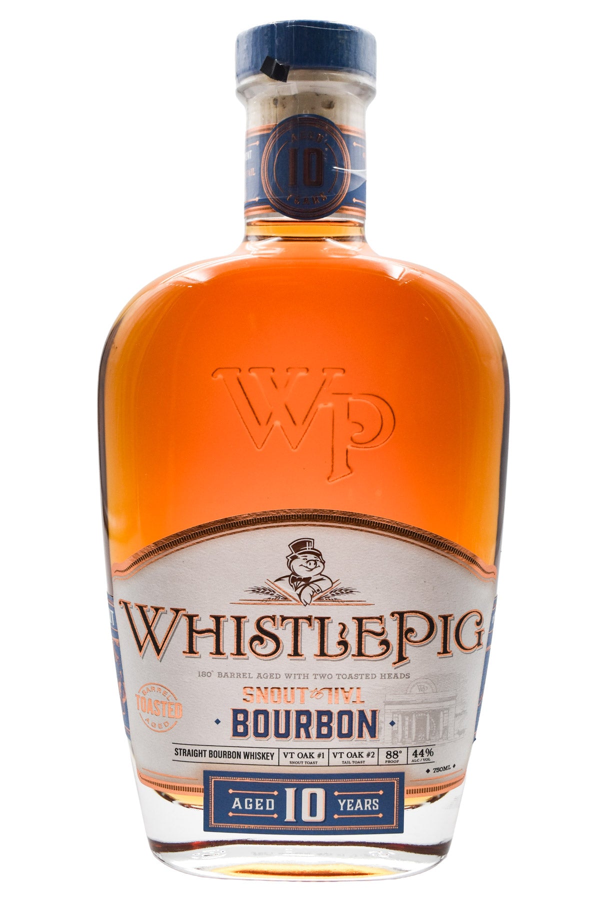 Bottle of WhistlePig Snout to Tail 10 Year Old Straight Bourbon Whiskey-Spirits-Flatiron SF