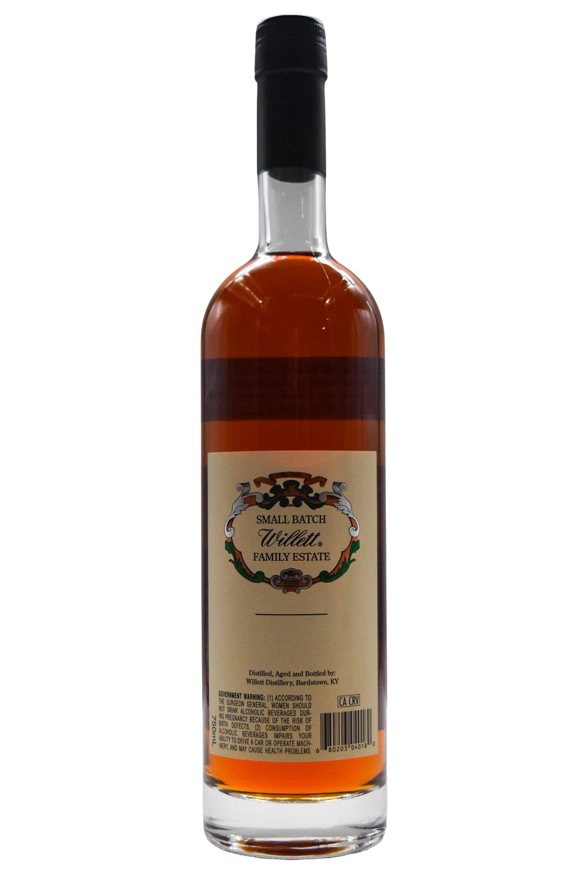 Bottle of Willett Small Batch Kentucky Rye Whiskey 4 Year-Spirits-Flatiron SF