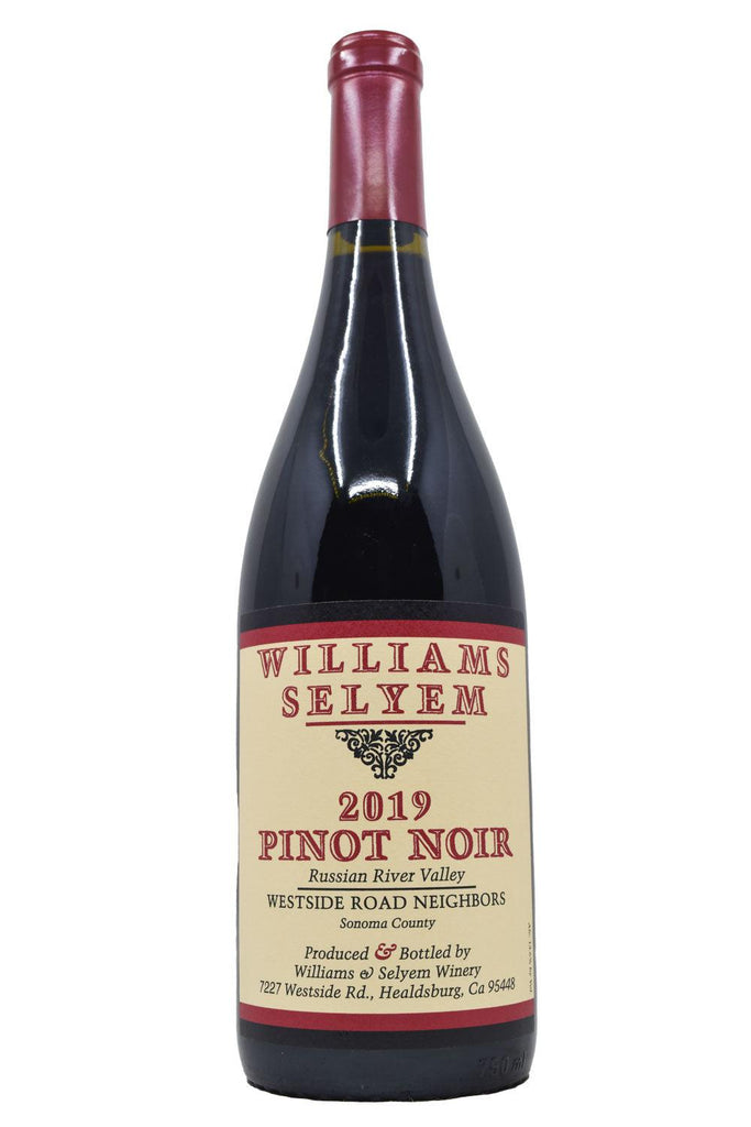 Bottle of Williams Selyem Pinot Noir Westside Road Neighbors 2019-Red Wine-Flatiron SF