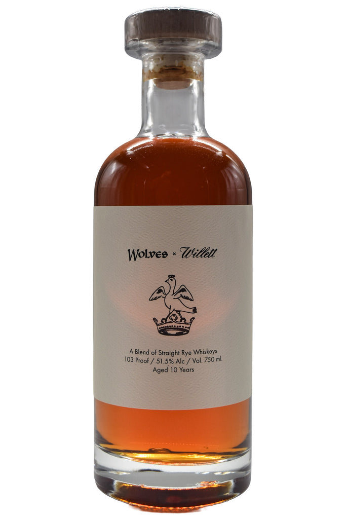 Bottle of Wolves x Willett Collab 10 Year Rye Whisky-Spirits-Flatiron SF