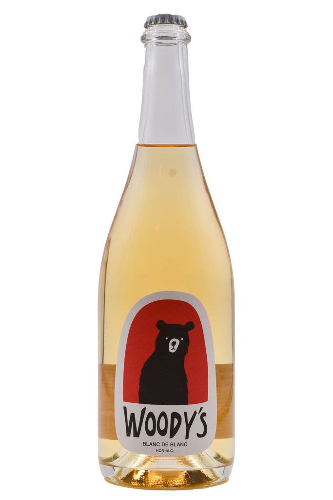 Bottle of Woody's Sparkling Blanc de Blancs Non-Alcoholic Wine-Grocery-Flatiron SF