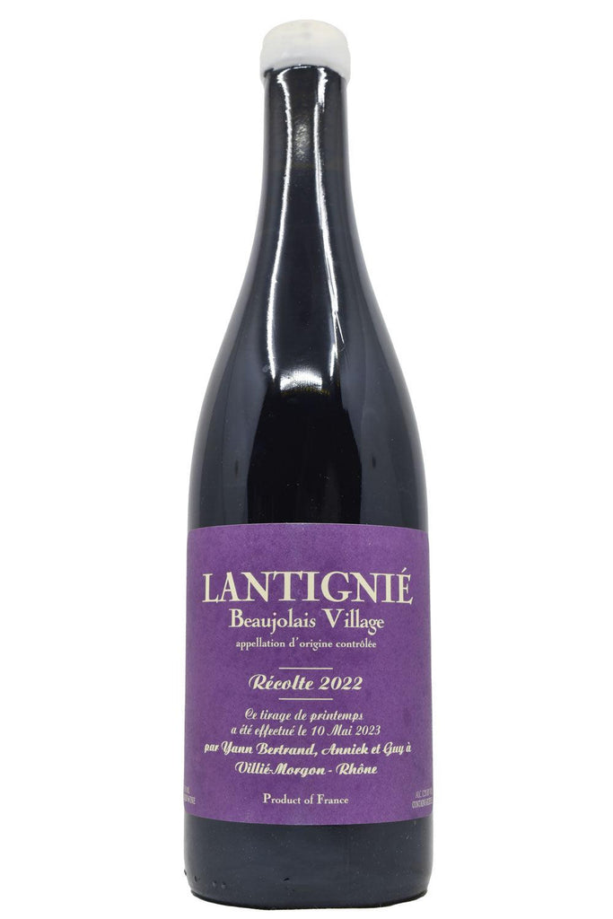 Bottle of Yann Bertrand Beaujolais Villages Rouge Lantignie 2022-Red Wine-Flatiron SF