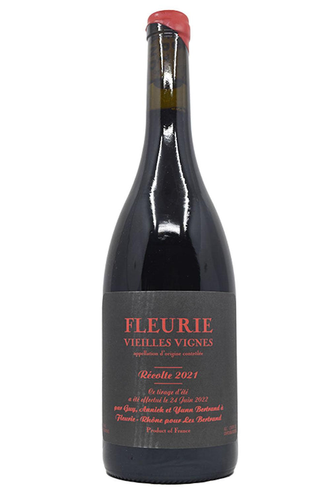 Bottle of Yann Bertrand Fleurie Vieilles Vignes 2021-Red Wine-Flatiron SF