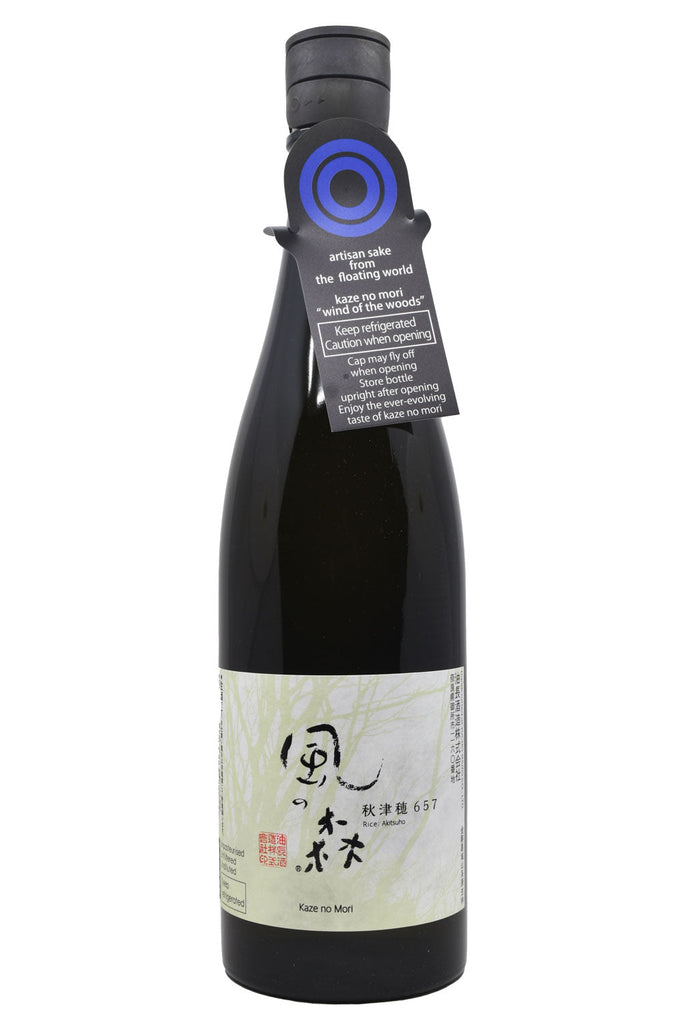 Bottle of Yucho Shuzo Kaze No Mori Wind of the Woods Junmai Sake (720ml)-Sake-Flatiron SF