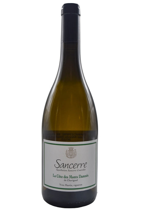 Bottle of Yves Martin Sancerre La Cote des Monts Damnes 2022-White Wine-Flatiron SF