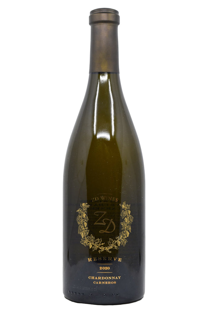 Bottle of ZD Wines Carneros Chardonnay Reserve 2020-White Wine-Flatiron SF