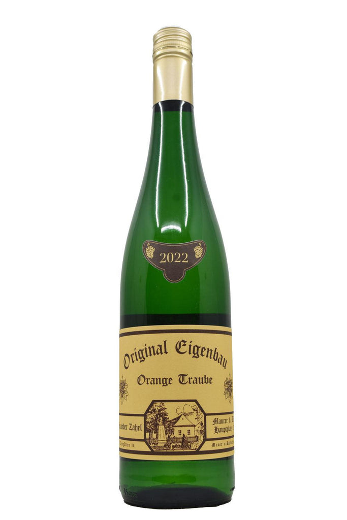 Bottle of Zahel Orange Traube 2022-White Wine-Flatiron SF