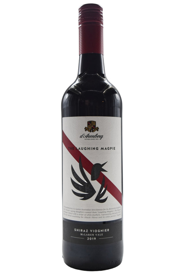Bottle of d'Arenberg The Laughing Magpie Shiraz Viognier McLaren Vale 2019-Red Wine-Flatiron SF
