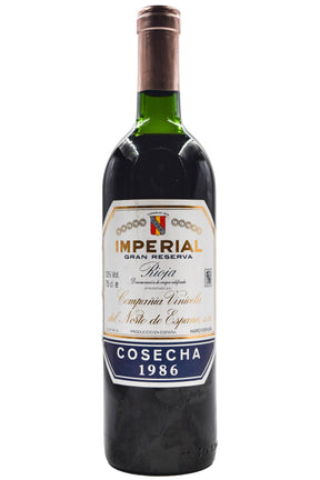 Bottle of CVNE (Cune) Rioja Gran Reserva Imperial 1986-Red Wine-Flatiron SF