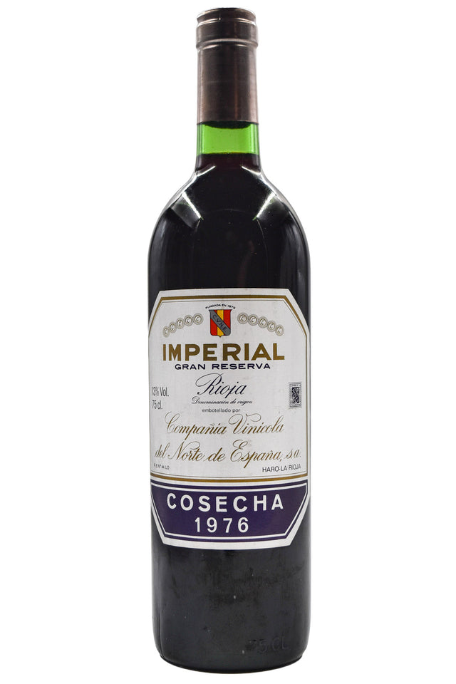 Bottle of CVNE (Cune) Rioja Gran Reserva Imperial 1976-Red Wine-Flatiron SF
