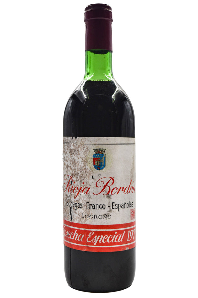 Bottle of Bodegas Franco-Espanolas Rioja Bordon Cosecha Especial 1970-Red Wine-Flatiron SF