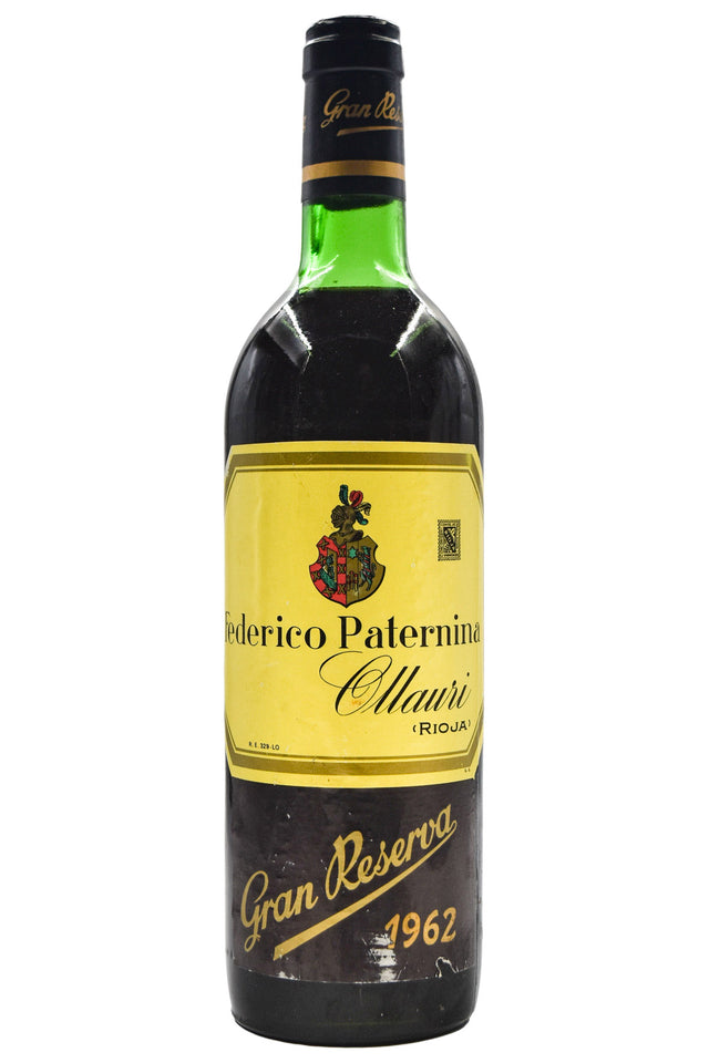 Bottle of Federico Paternina Rioja Gran Reserva 1962-Red Wine-Flatiron SF