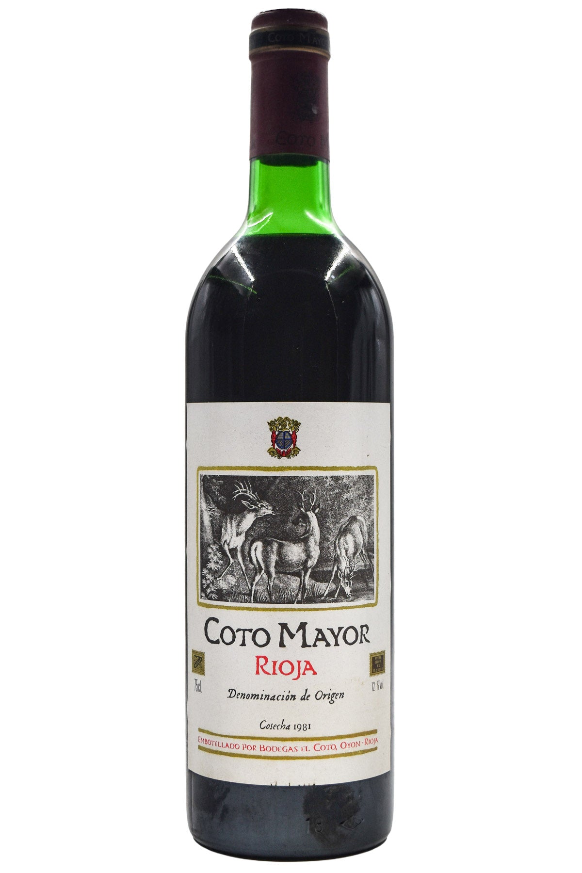 Bottle of El Coto Mayor Rioja Reserva 1981-Red Wine-Flatiron SF