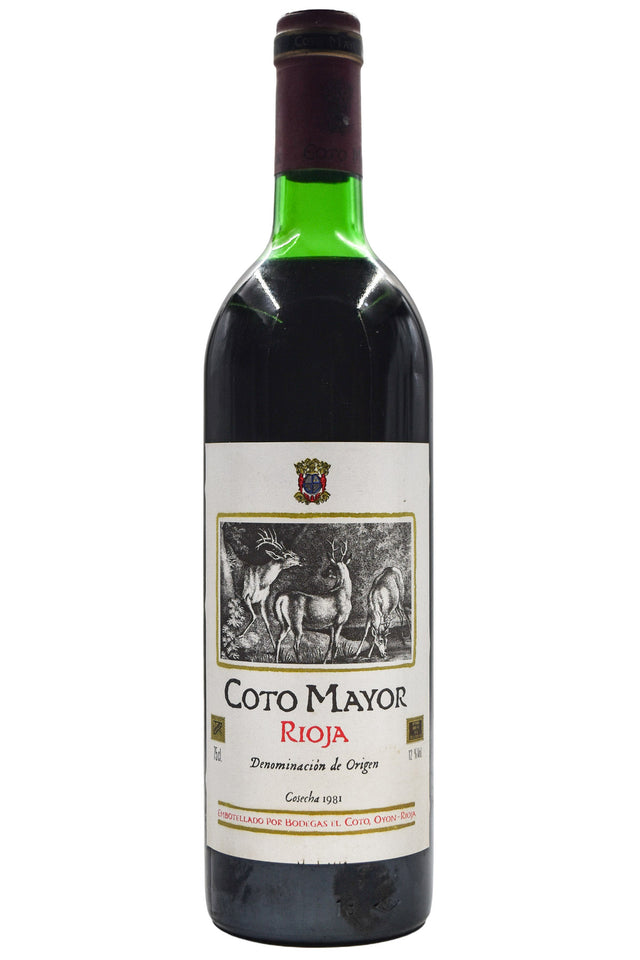 Bottle of El Coto Mayor Rioja Reserva 1981-Red Wine-Flatiron SF