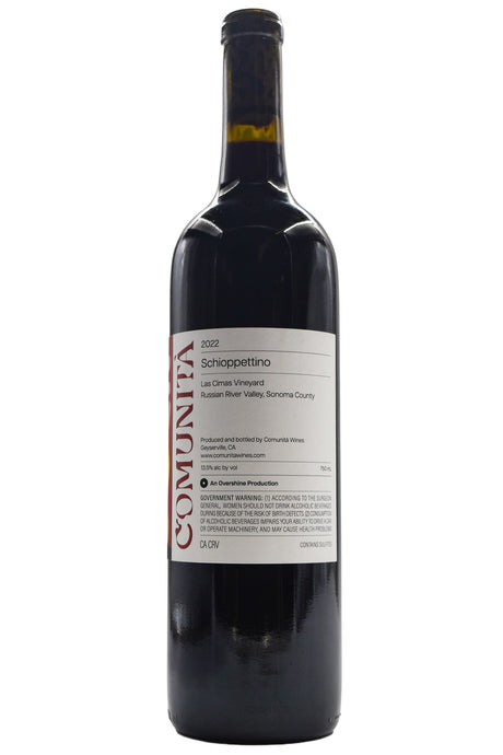 Comunita Russian River Valley Estate Schioppettino Las Cimas Vineyard 2022